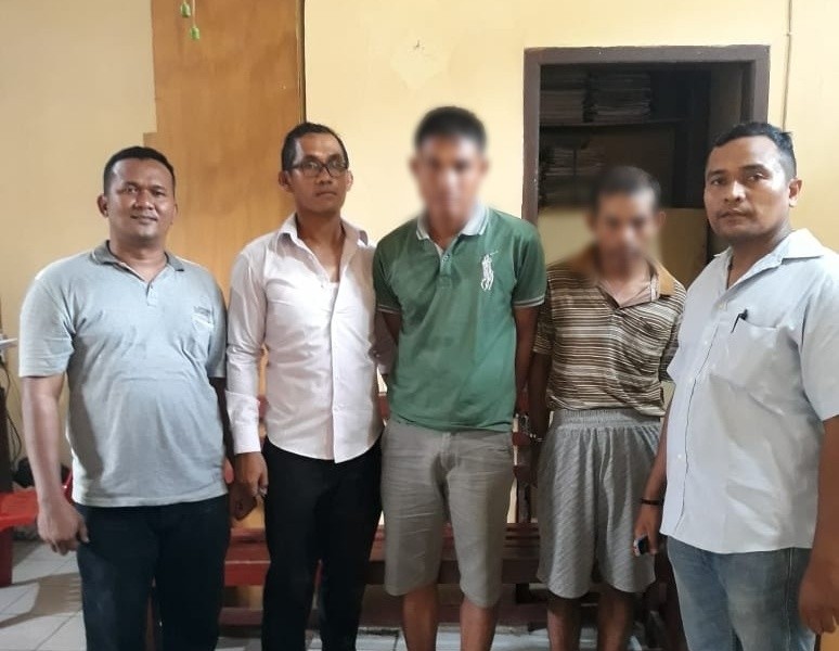 Pesta Sabu, Dua Oknum Security di Labuhanbatu Diamankan Polisi