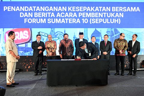 Gubernur Bobby Usulkan 4 Skema Satukan Potensi Ekonomi 10 Provinsi se-Sumatera