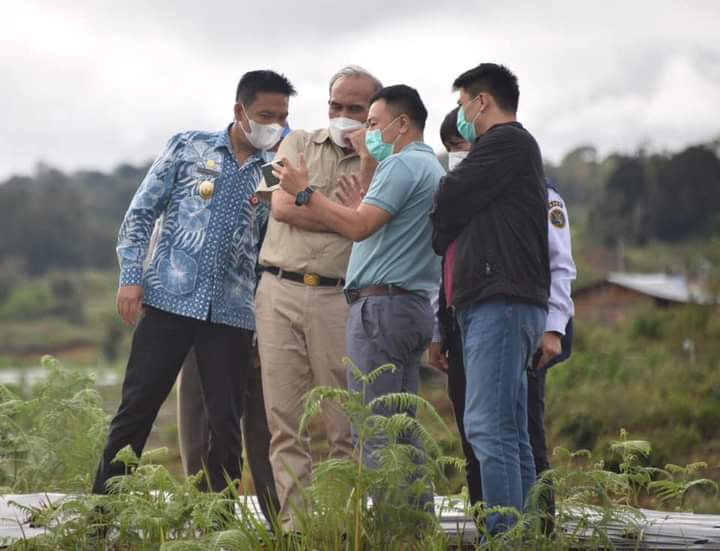 Wakil Bupati Humbahas Dampingi KunKer Kepala BSSN dan CEO Huawei Indonesia