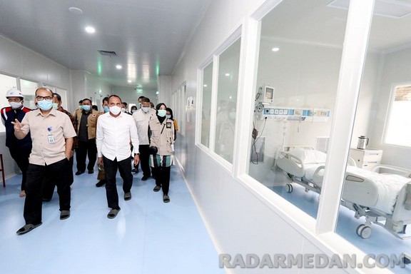 Gubernur Sumut Resmikan 15 Ruang Isolasi Tambahan Pasien Covid-19 RS Adam Malik