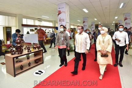 Gubernur Apresiasi Pameran Karya Kreatif Sumut 2020