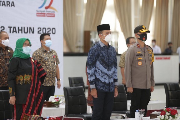 Peringatan Sumpah Pemuda ke-92 Wagub Musa Rajekshah Semangati Pemuda Sumut untuk Terus Berkarya