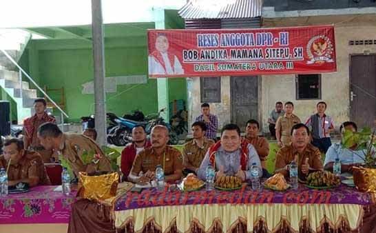 Anggota Komisi V DPR RI Bob Andika Mamana Sitepu Reses di Karo