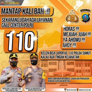 Polri Sediakan Layanan Call Center 110 Cegah Gangguan Kamtibmas