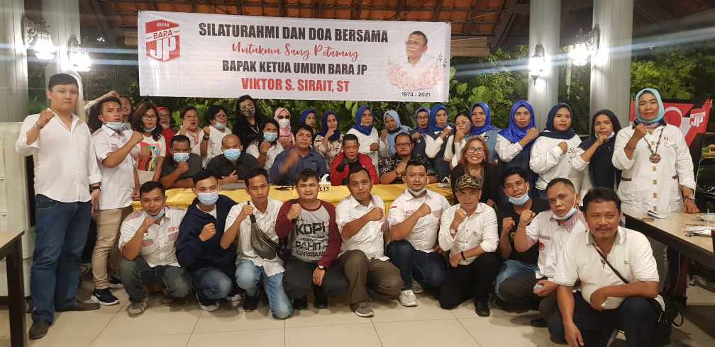 Kenang Viktor Sirait, Waketum Bara JP Silaturahmi dengan DPC Kota Medan
