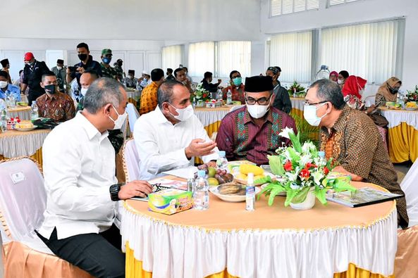 Edy Rahmayadi Minta Bupati Madina Tertibkan  Penebangan Hutan dan Penambangan Pasir