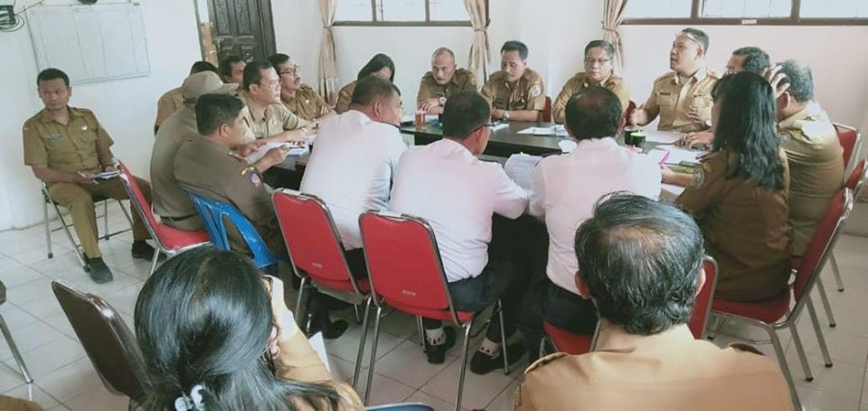 Sekda Pimpin Rapat Koordinasi Kesiapan Pelaksaaan Ujian CPNS 2019 di Taput