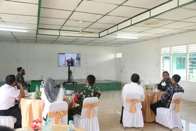Wakil Walikota Siantar Hadiri Vidcon Sosialisasi Pembentukan Komponen Cadangan Matra Darat Kemhan