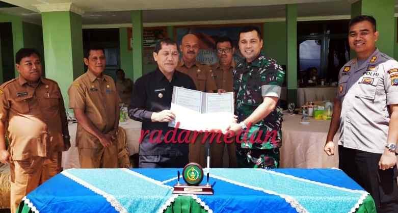 Bupati, Dandim, Kapolres Tinjau Jembatan Komposit Karya TMMD ke-107 di Kabanjahe