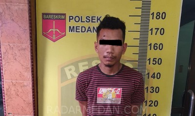 Nekat Mencuri Sepeda Motor di Dalam Masjid, Pria ini Diringkus Tekab Reskrim Polsek Medan Area