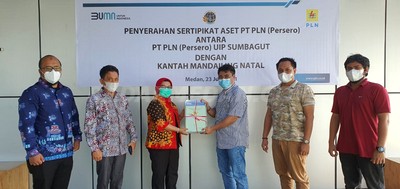 Lagi, PLN Amankan Aset Negara Lewat Penyerahan 144 Sertipikat Tanah dari Kantor Pertanahan Madina 