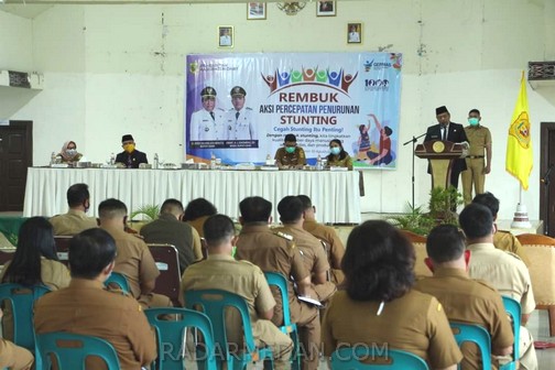 Rembuk Percepatan Penurunan Stunting Dihadiri Bupati Dairi