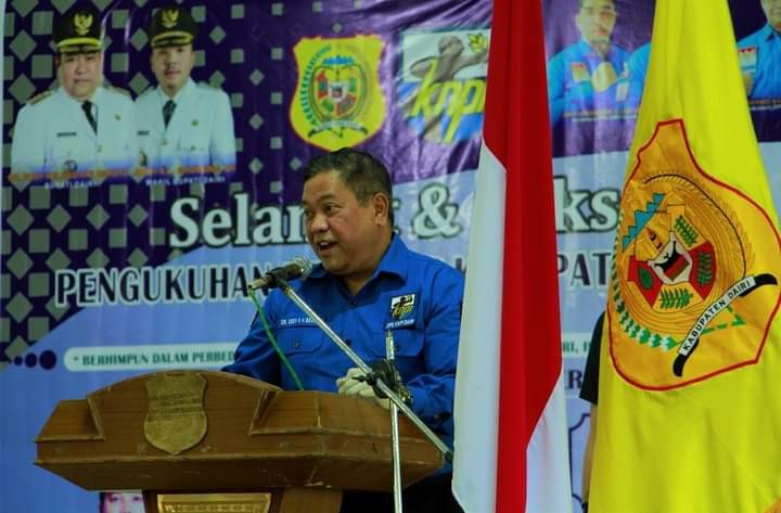 Bupati Dairi Hadiri Pengukuhan Pengurus DPD KNPI Dairi Periode 2019-2022