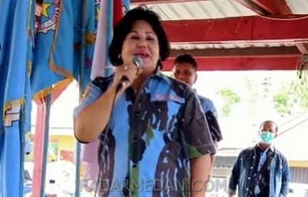 Penasehat IPK Kabupaten Karo Cory S Sebayang Hadiri Pengukuhan IPK PAC Barusjahe