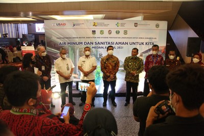 Wali Kota Siantar Hadiri Acara Peningkatan Akses Air Minum dan Sanitasi Aman dan Berkelanjutan oleh 