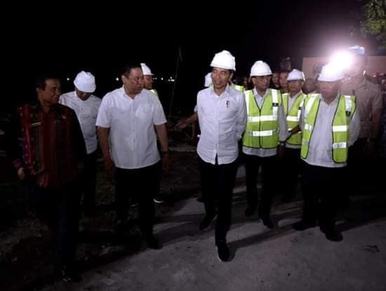Jokowi Kunjungi Pembangunan Dermaga Muara