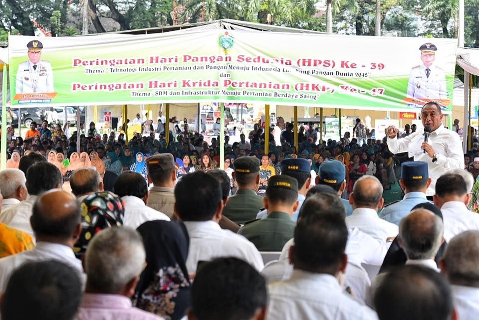 Produksi Pangan Sumut Surplus, Gubernur: Seharusnya Harga dapat Terkendali