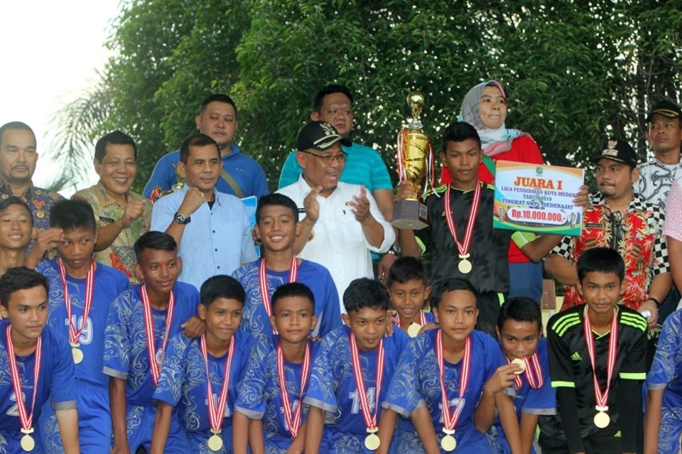  Liga Pendidikan Kota Medan Tahun 2019, SMK TI Budi Agung dan SMP Al Ulum Juara