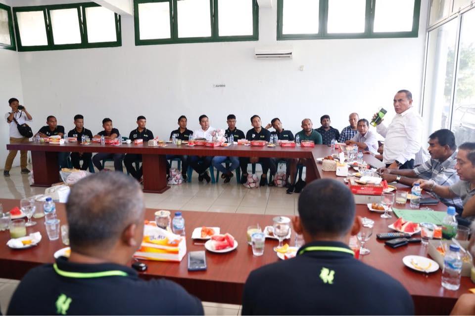 Gubernur Edy Tinjau Persiapan PSMS Medan
