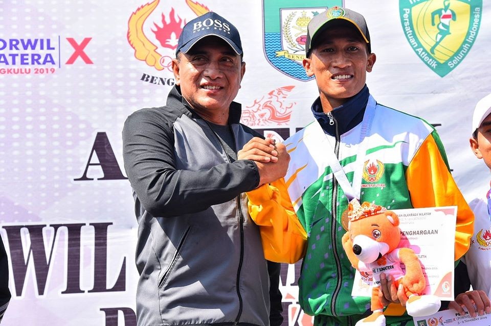 Atlet Maraton Sumut Raih Emas di Porwil X Bengkulu