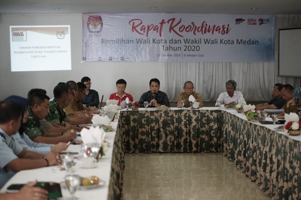 Rakor dengan KPU : Pemko Medan Siap Fasilitasi Komponen Pendukung Pilkada Kota Medan