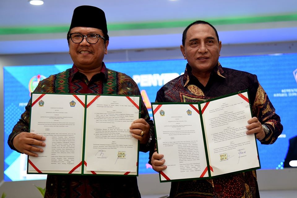 Penyerahan DIPA dan TKDD 2020 di Sumut, Tender Awal Tahun dan Proyek Mebidangro Dimulai