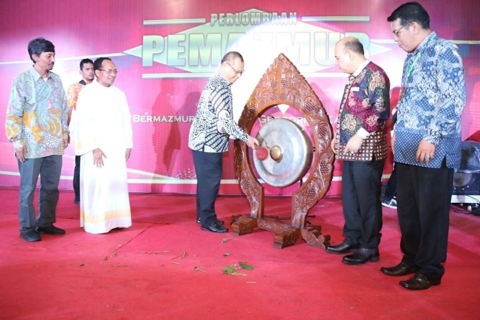 Delon Ramaikan  Perlombaan Pemazmur Agama Katolik Tahun 2019