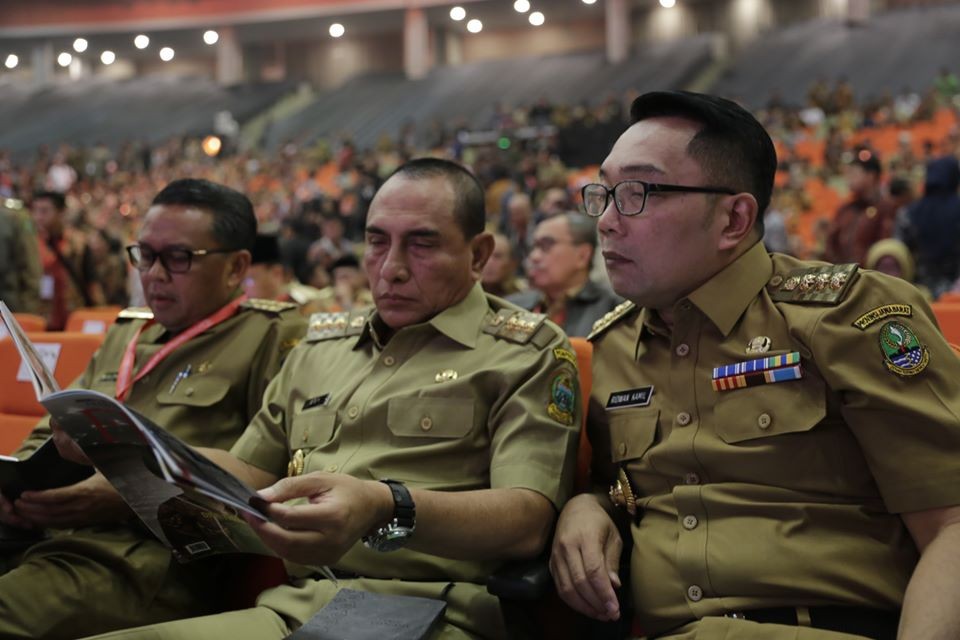 Ikuti Rakornas Indonesia Maju, Gubernur Edy Sepakat Harmonisasi Forkopimda Penting