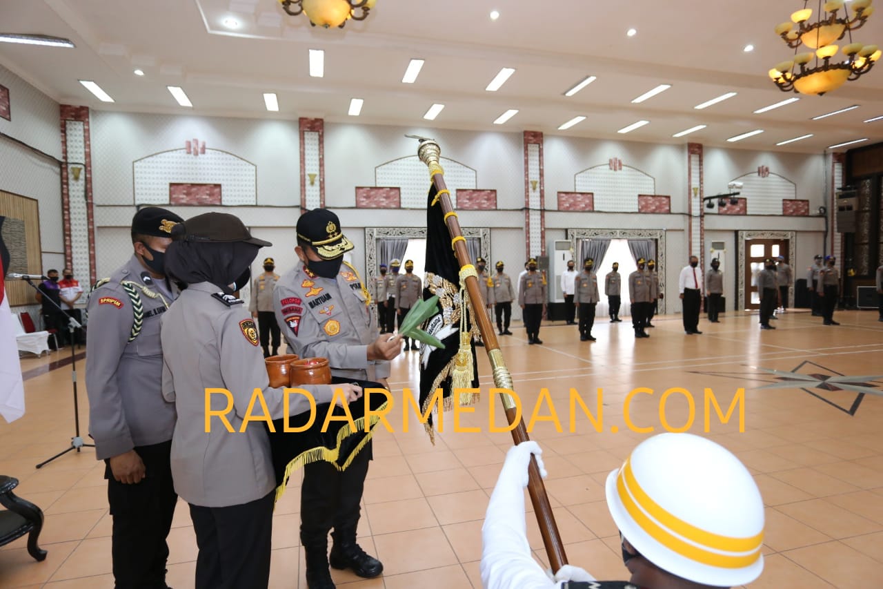 Jelang HUT Bhayangkara, Poldasu Adakan Kegiatan Pensucian Pataka