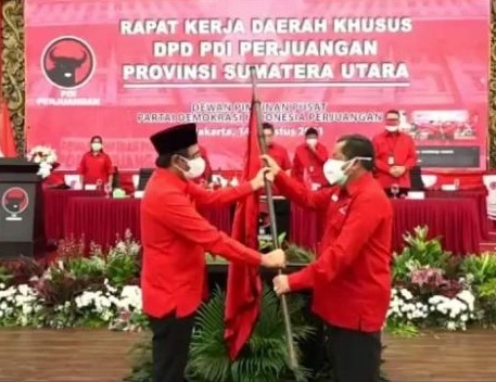 Djarot Ditarik, Rapidin Simbolon Ditunjuk Jabat Ketua DPD PDI Perjuangan Sumut
