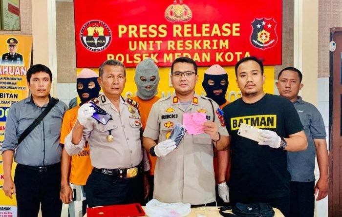 Polsek Medan Kota Bekuk Spesialis Jambret dan Penadah