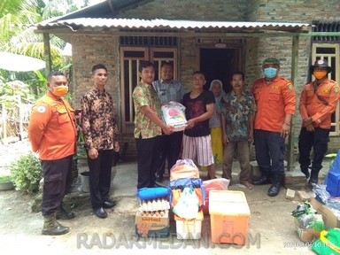 Bupati Asahan Bantu Korban Kebakaran di Kecamatan Tinggi Raja 