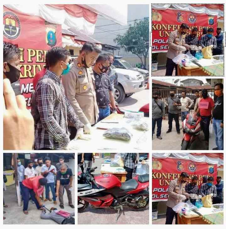 Polsek Percut Sei Tuan Ringkus Pembunuh Geng Motor