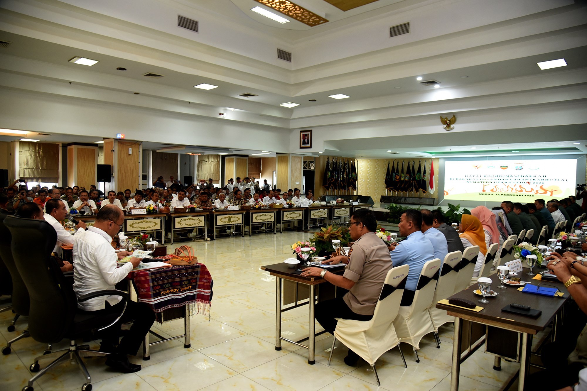 Februari 2020 30 Ha Ludes Terbakar di Karo, Gubernur PImpin Rakorda Terkait Karhutla