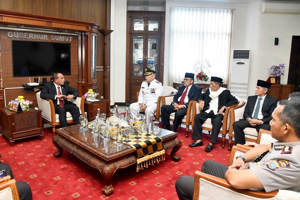 Bupati Pakpak Bharat Silaturahmi ke Kantor Gubernur Sumut