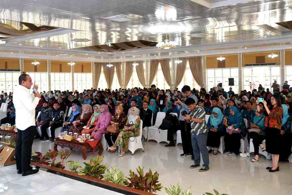 Ratusan Pelajar Ikuti Education Expo 2020 di Pendopo Rumah Dinas Gubernur Sumut