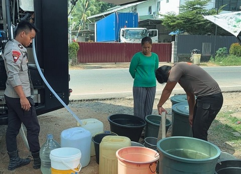 Brimob Sumut Bantu Warga Bangkit, Rumah, Jalan, dan Air Bersih Dipulihkan