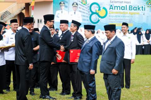 Wali Kota Medan Pimpin Upacara peringatan HAB ke-80