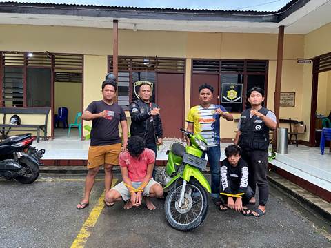 Polsek Balige Bongkar Modus Pencurian Motor, 2 Tersangka ditangkap
