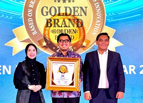 JNE Raih Dua Penghargaan Bergengsi: Golden Brand of The Year dan Digital Popular Brand Award 2026