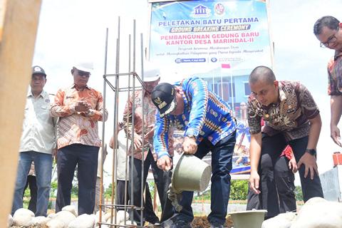 Tanpa APBD, Warga Patumbak Gotong Royong Bangun Kantor Desa Marindal II di Atas Lahan Hibah