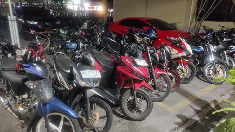 Bikin Resah Warga, 22 Motor Berknalpot Brong Diamankan Polsek Balige
