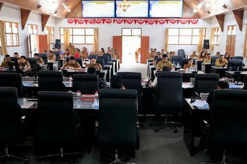 Rapat TPAD Bersama Banggar DPRD Taput Pastikan Alokasi Dana Tepat Sasaran