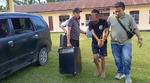 Bobol Gereja di Simalungun, Pria 32 Tahun Dibekuk Polsek Tanah Jawa