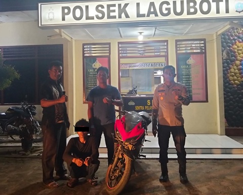 Polisi Tangkap Residivis Curanmor di Balige, Honda CBR 150 Hasil Curian Disita