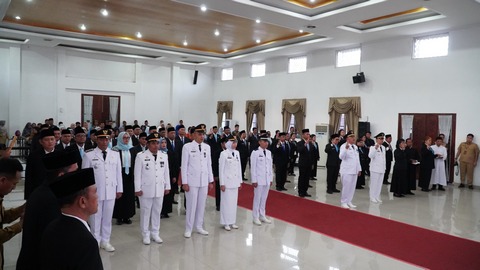 73 Pejabat Deli Serdang Dilantik, Bupati Tekankan Akselerasi Pelayanan Publik