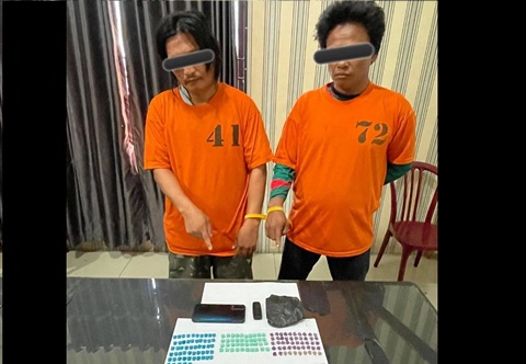 Nyamar Jadi Pembeli, Polisi Tangkap 2 Pengedar Narkoba Asal Medan di Karo