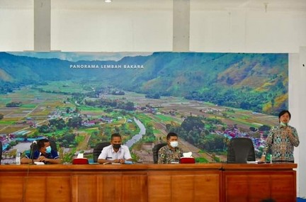 Dirjen PUPR  Rakor dan Tandatangani Pakta Integritas Kegiatan BSPS di Humbahas