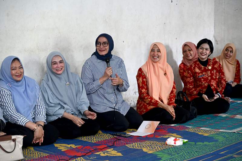 DWP Sumut Bantu Perlengkapan Sekolah dan Bahan Pokok ke Panti Asuhan Alwashliyah Tanjungpura