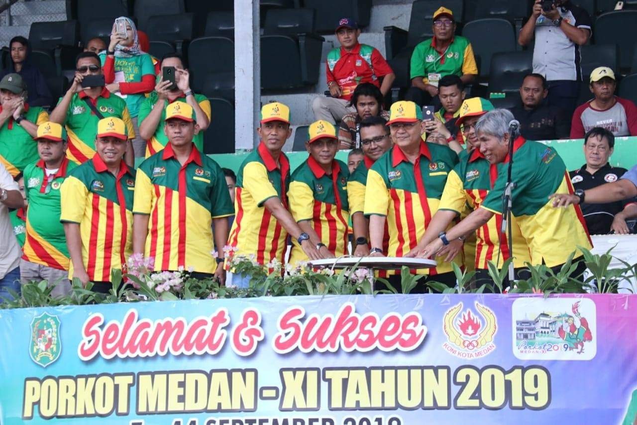 Walikota Buka Pekan Olahraga Kota XI Medan 2019